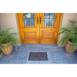 Felpudo Alfombra Coco Entrada Antideslizante 40x60 Welcome