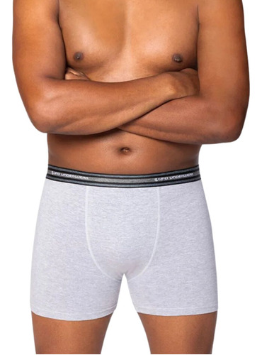 Cueca Boxer Plus Size Em Algodão Cós Elástico Lupo Original