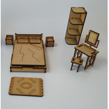 Muebles En Madera Tamaño Pequeño Para Muñeca Menor De 14cm