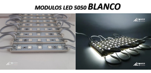 Modulo 5 Led 5050 Color Blanco (200 Piezas)