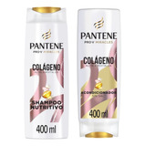 Combo Pantene Shampoo Y Acondicionador Colágeno X400ml