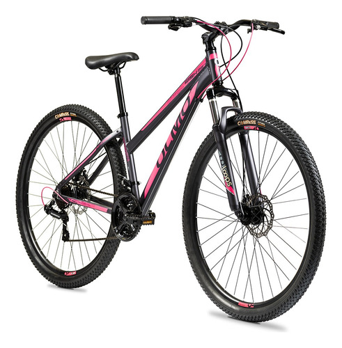 Bicicleta Olmo Wish 295 R 29 Color Negro Y Fucsia