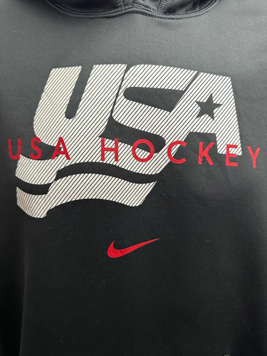 Buzo Canguro Nike Therma Fit Usa Hockey Talle Xxl