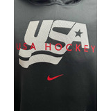 Buzo Canguro Nike Therma Fit Usa Hockey Talle Xxl