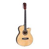 Violão Eletroacústico Class Cla40ce Natural Afinador Embutid