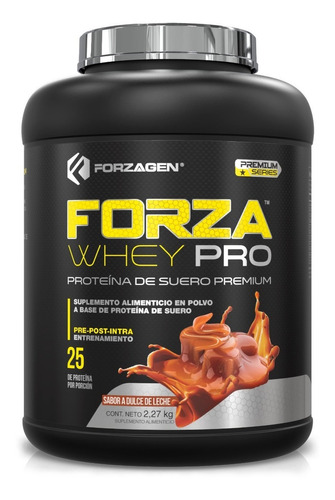 Forzagen Forza Whey | Pro 5lb | 100% Whey Protein Sabor Dulce De Leche