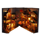 Kit De Sujetalibros Diy Book Nook, Inserto 3d Para Sujetalib