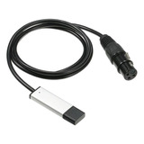 Cable Adaptador De Interfaz Usb A Dmx Práctico Durable