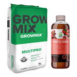 Sustrato Growmix Multipro 80lts Con Humus De Lombriz 500cc