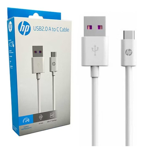 Cable Hp Usb A Usb-c 1mt  3a 480mbps/speed Dhc-tc100-1m