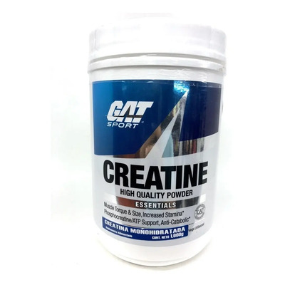 Creatina Monohidratada Micronizada GAT 1 Kg 200 Porciones Sin Sabor Polvo | Envío gratis