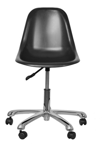 Cadeira Giratória Preta C/ Design Nova Eames Office Promocao