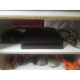 Ps4 Slim 500gb Negra + 1 Joystick Orig + 4 Juegos Como Nueva