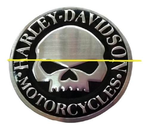 Emblema Harley Davidson Skull Nuevo Calidad 