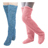 Calentadores De Piernas Y Socks Para Mujer, 2 Pares, Altos Y