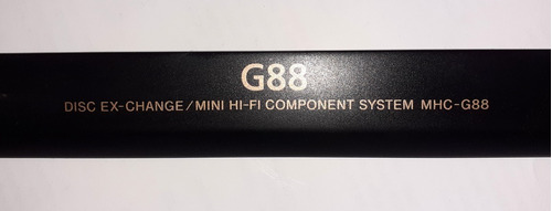Tapa Puerta Compactera Minicomponente Sony Mhc - G88