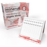 Mineroll Styptic - Accesorios Para Afeitado (4 Paquetes, 80