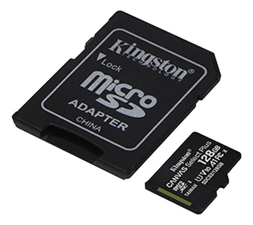 Memoria Tarjeta Micro Sd Xc Kingston 128gb Adaptador