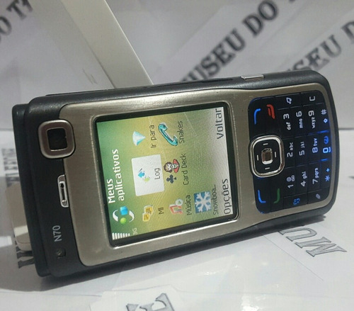Nokia N70 3g ( Prata & Preto ) Original Antigo De Chip 