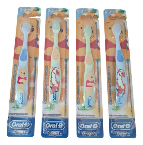 Paquete De 4 Cepillos Oral-b Stages ( Mixto)