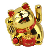 Gatinho Da Sorte Chinês Gato Manekineko Movido A Luz Solar