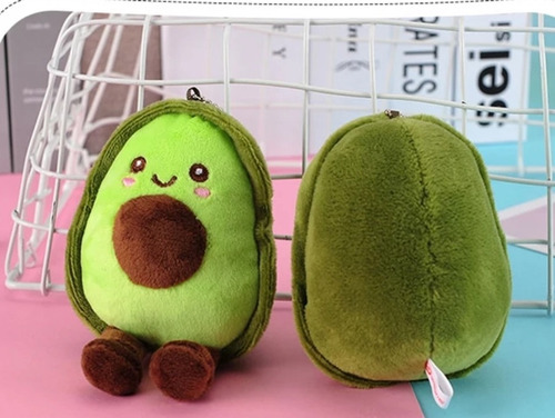 Colgante Llavero Peluche Felpa Palta Kawaii Para Vidrio Auto