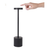 Lámpara De Mesa Inalámbrica Recargable Led Metal Usb