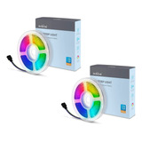 Tira De Luz Led Rgb C/ Control Usb Pack X 2 Broadlink Argen.