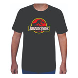 Camiseta Adulto  Masculino Jurassic Park