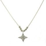 Gargantilla Collar Estrella Zirconia Plata 925 / Niña Mujer