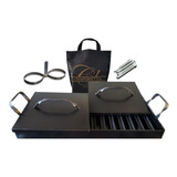 Plancha Bifera 2horn 5cm M+ Parrilla+ Doble Tapa+ Accesorio