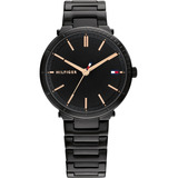 Relojes Tommy Hilfiger Reloj Zoey Para Mujer De Acero Negro