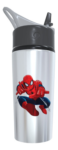 Garrafa Infantil Squeeze Personalizada 600ml Escolar C/ Nome