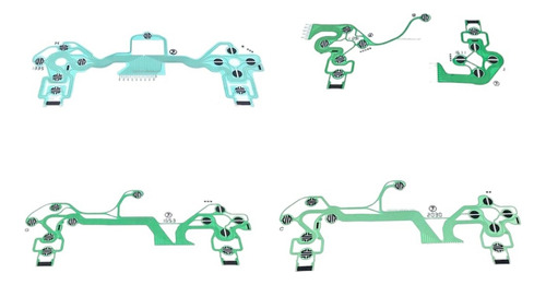 Circuito Impreso Membrana Conductora Compatible Joystick Ps4