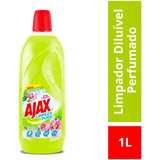 Limpador Perfumado Menta E Orquídea Ajax 1 Litro