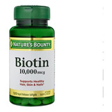 Nature Bounty Biotin 10,000mcg - 120 Capsulas -importado Usa