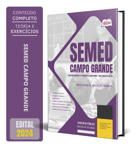 Apostila Semed Campo Grande Ms - Professor Educação Infantil