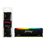 Memória Pc Gamer Ddr4 16gb 3600mhz Kingston Fury Beast Rgb