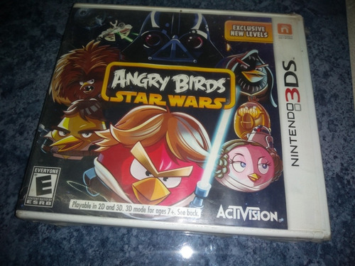Nintendo 3ds Videogame Angry Birds Star Wars Celofán Gastado
