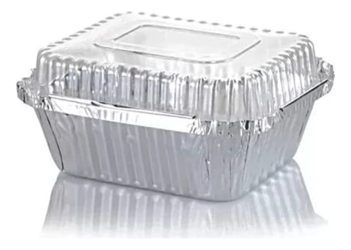 Bandeja De Aluminio C-10 C/tapa De Cristal 150 Unidades