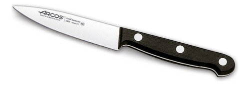 Cuchillo Profesional Cocina Chef 4'' Arcos Acero Inoxidable Color Negro