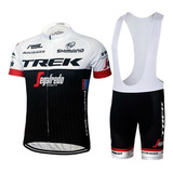 Chamarra De Ciclismo + Culotte Con Tirantes For Hombre Trek