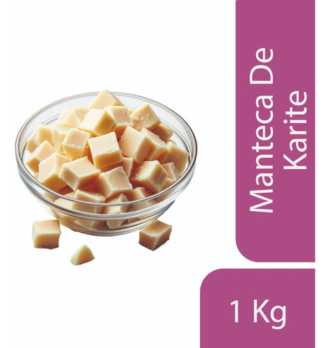 Manteca De Karite Pura - 1 Kg - Uso Cosmético