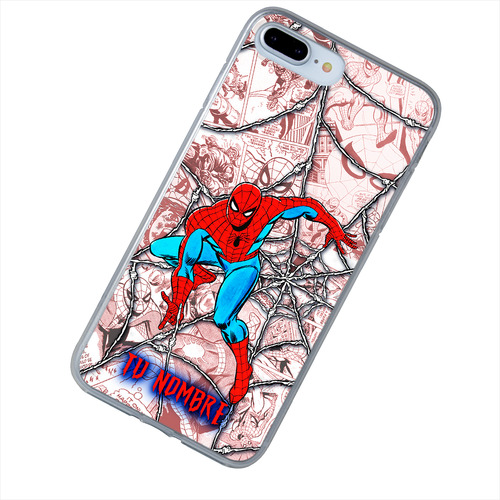 Funda Para iPhone Spiderman Marvel Personalizada