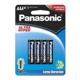 Pila Panasonic Carbon Zinc Azul Aaa C/4 1.5v Um-4npa/4b