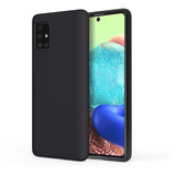 Funda Para Samsung Galaxy  A71 Doble Capa Liquid Silicon