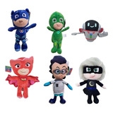 6pcs Pj Masks Muñeca Peluche Juguete Regalo Para Niños 20cm