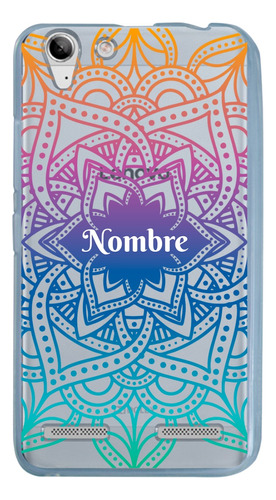 Funda Lenovo K5 K6 Mandalas Personalizada Con Tu Nombre