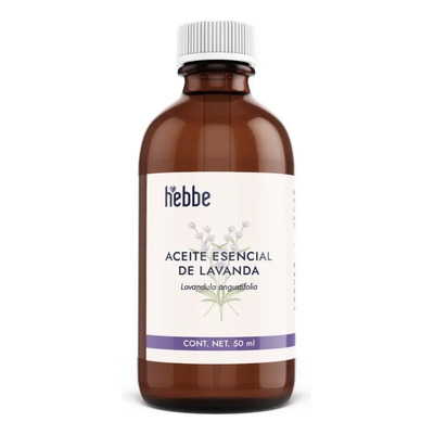 Aceite Esencial Lavanda Puro, Cosmético capilar, facial, uso en difusor Aromaterapia, Spa Hebbe Cosmetics & Ludika 50ml | Meses sin interés