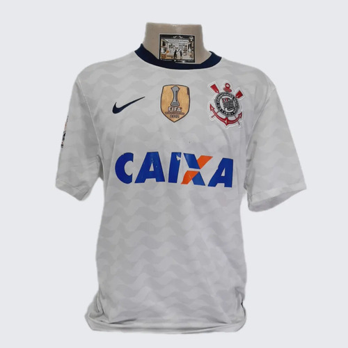Camisa Corinthians Nike Patch Campeão Mundial 2012 Futebol 